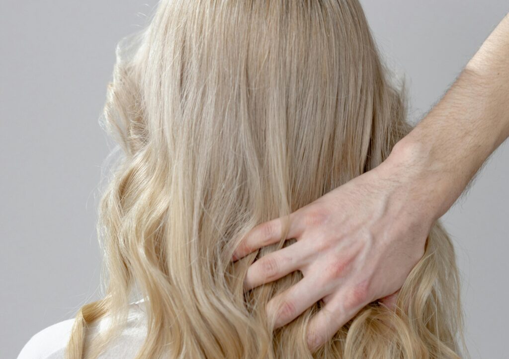 Blonde hair care