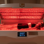 Red light tanning bed