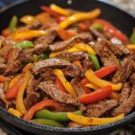Beef and peppers dishes jadi menu favorit keluarga